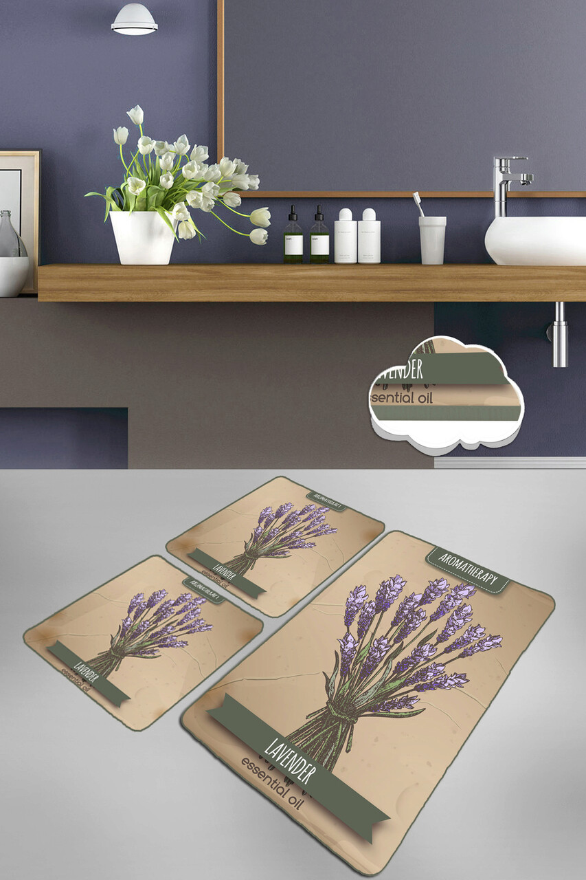 Set covorase de baie, L'essentiel Maison, Smell, Multicolor - imagine 6